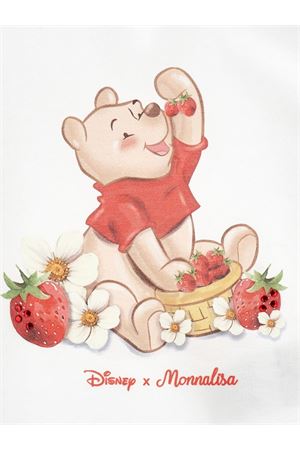 t-shirt in cotone bianco MONNALISA KIDS | 39G61070020099